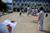 裁判老師正在公正的記錄比賽結果